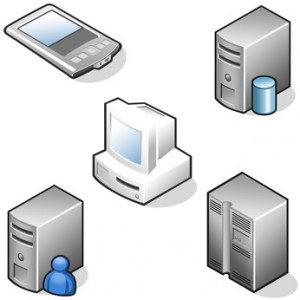 Network hardware icons